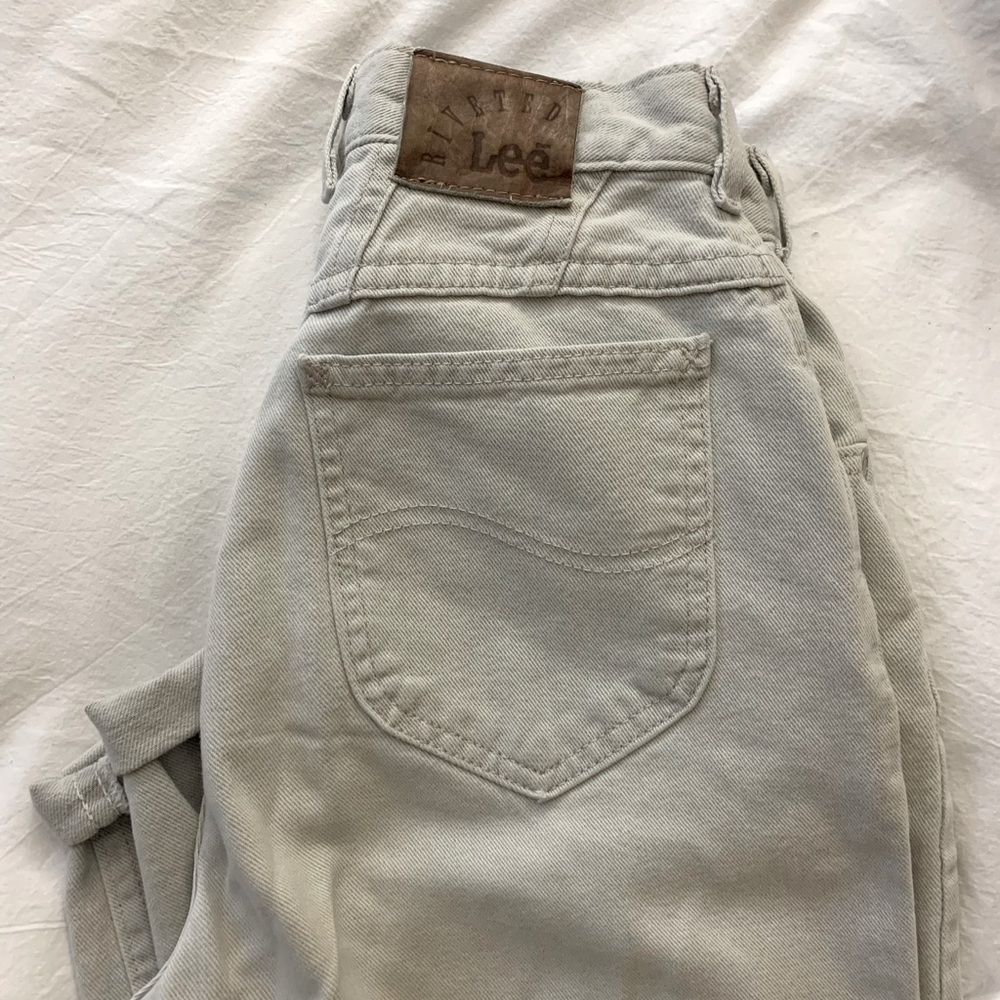 Vintage Lee Off White Jeans